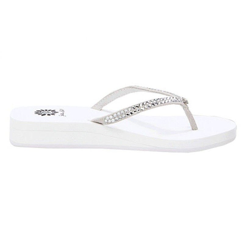 Yellow Box womens Jello Flip Flop, White, 7.5 US - Image 2